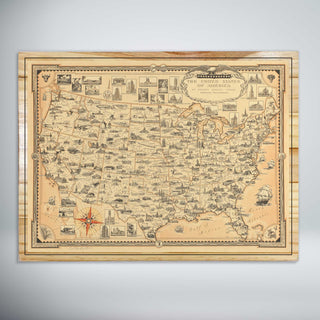 United States of America by Ernest Dudley Chase Printed Patent (Standard)