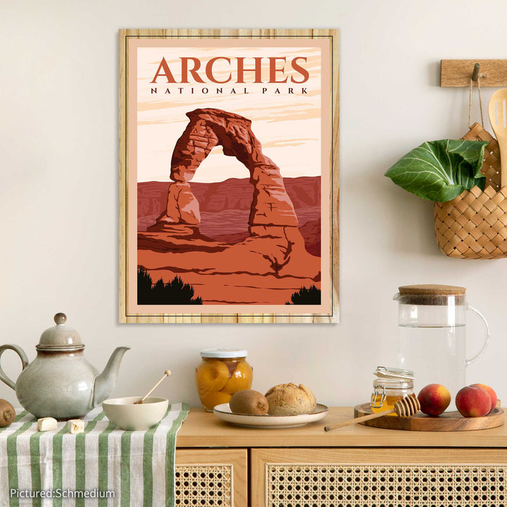 Arches National Park Travel Poster