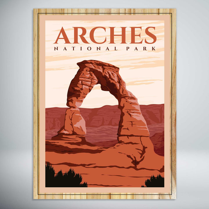 Arches National Park Travel Poster