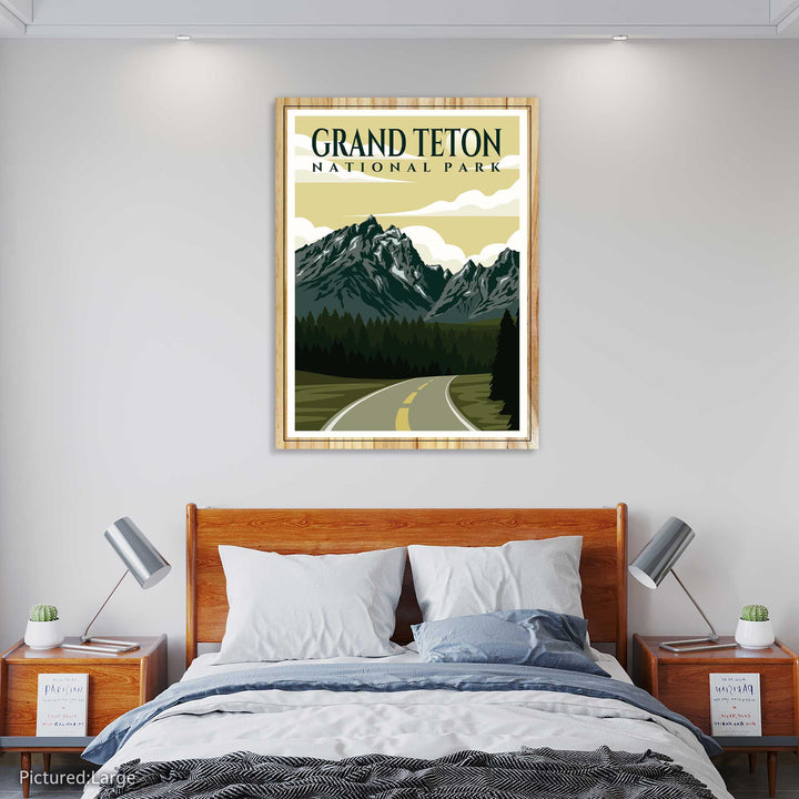 Grand Teton National Park Travel Poster