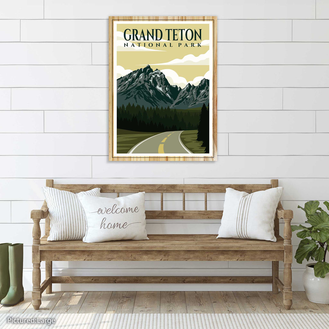 Grand Teton National Park Travel Poster