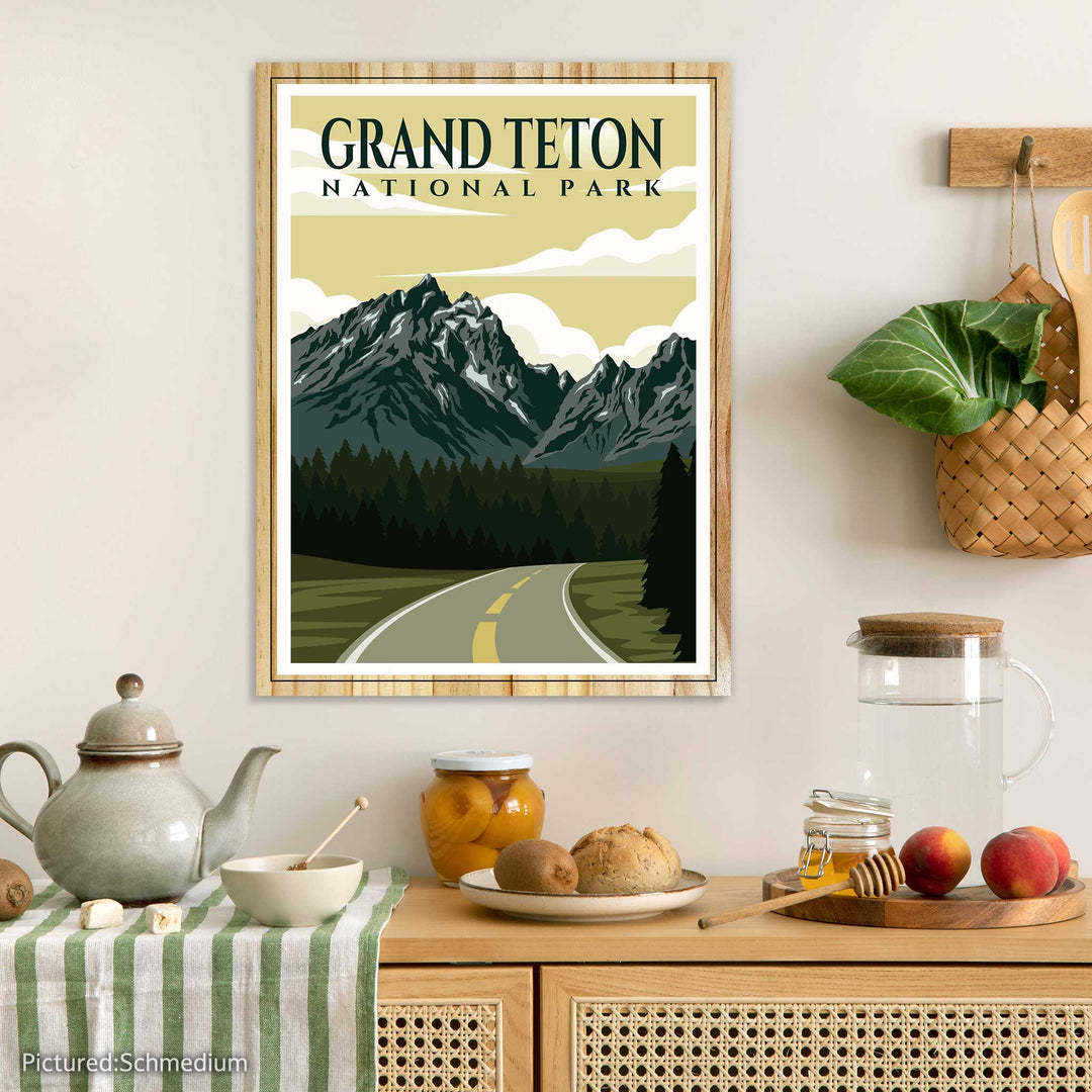 Grand Teton National Park Travel Poster