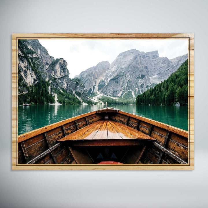 Lago di Braies, Italy Boat View