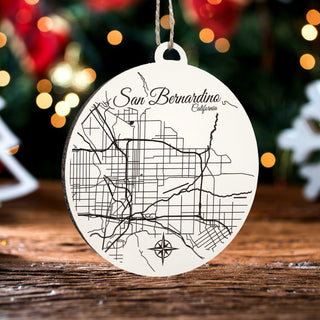 San Bernardino, California Round Ornament