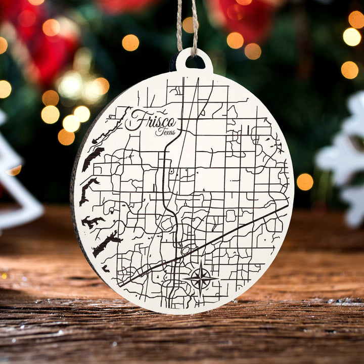 Frisco, Texas Round Ornament