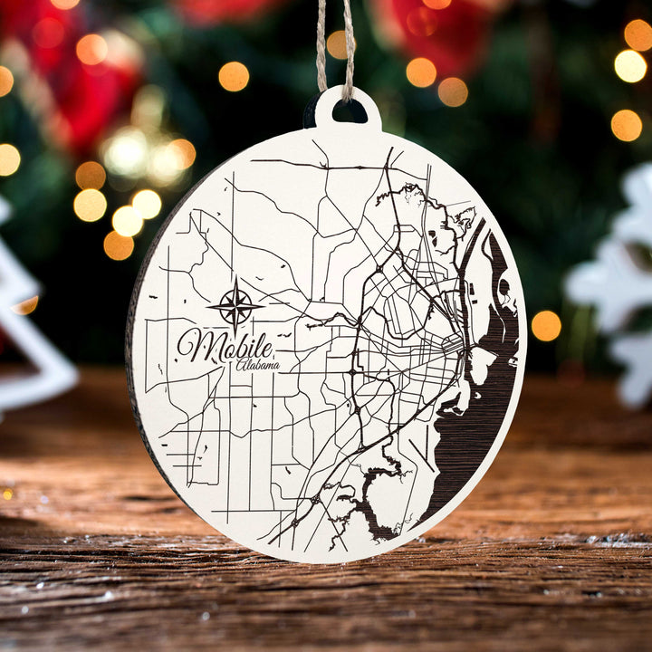 Mobile, Alabama Round Ornament