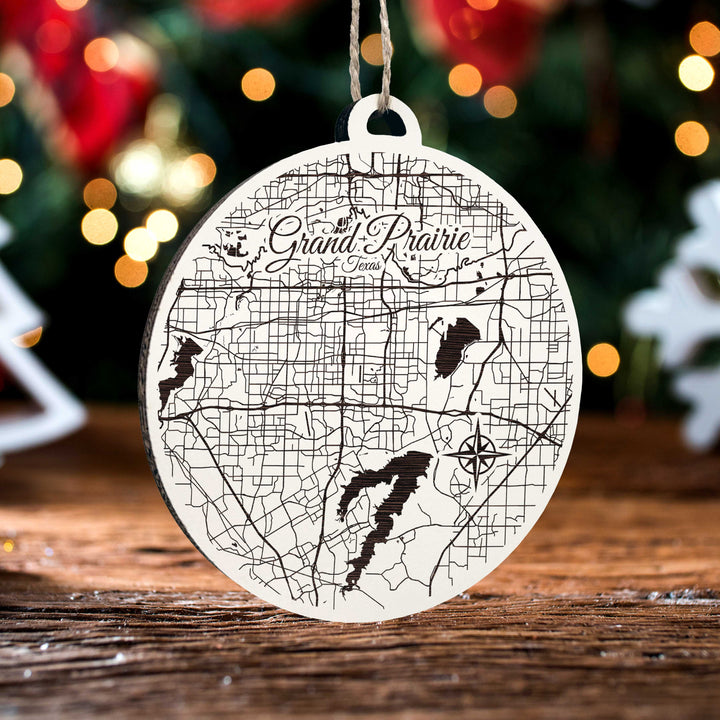 Grand Prairie, Texas Round Ornament