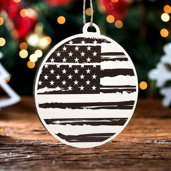 American Flag Ornament