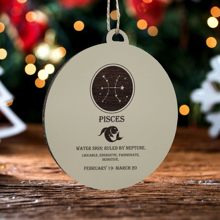 Pisces Zodiac Ornament