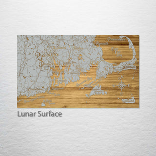 Rhode Island Whimsical Engraved Map (Standard)