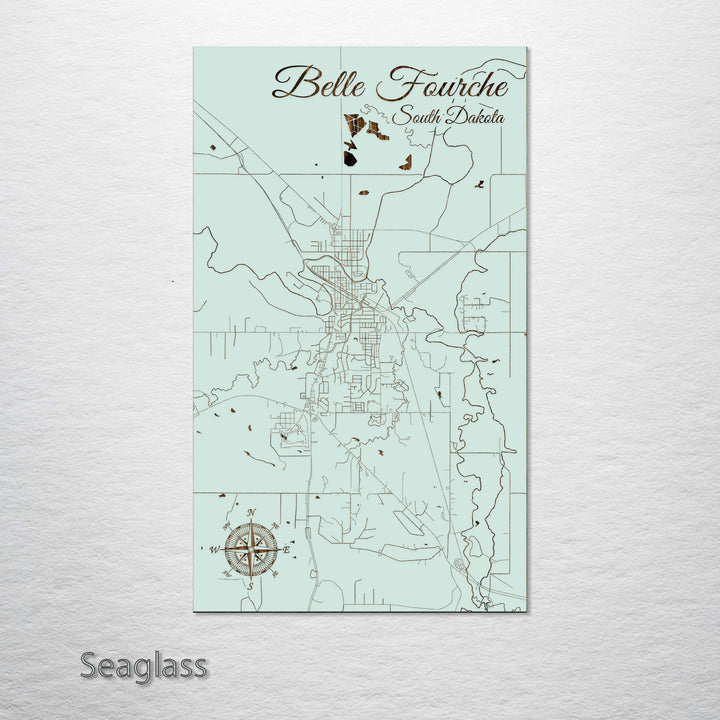 Belle Fourche, South Dakota Street Map