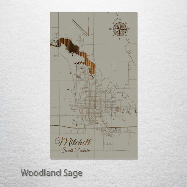 Mitchell, South Dakota Street Map