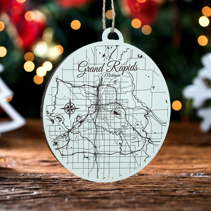 Grand Rapids, Michigan Round Ornament