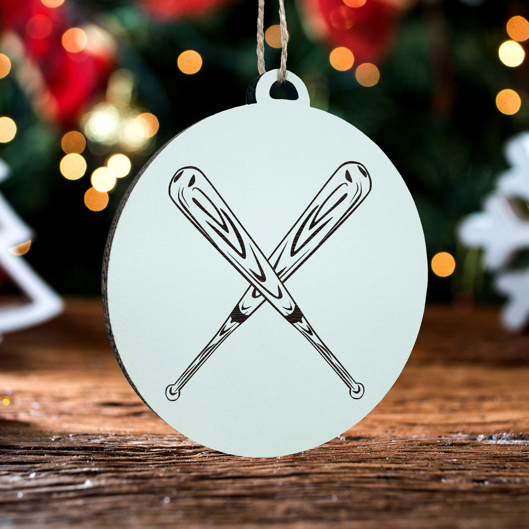 Baseball Bats Ornament