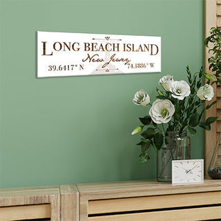 Long Beach Island, NJ Engraved Stick