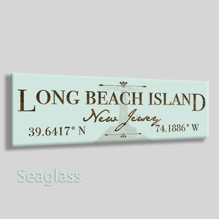 Long Beach Island, NJ Engraved Stick