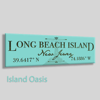 Exclusive - Long Beach Island, NJ Engraved Stick