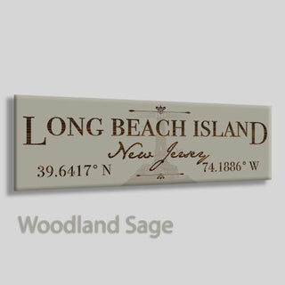 Long Beach Island, NJ Engraved Stick