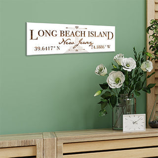 Exclusive - Long Beach Island, NJ Engraved Stick