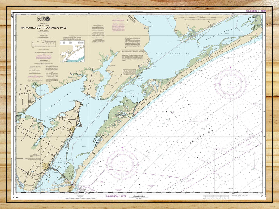 San Antonio Bay Nautical Map (NOAA)