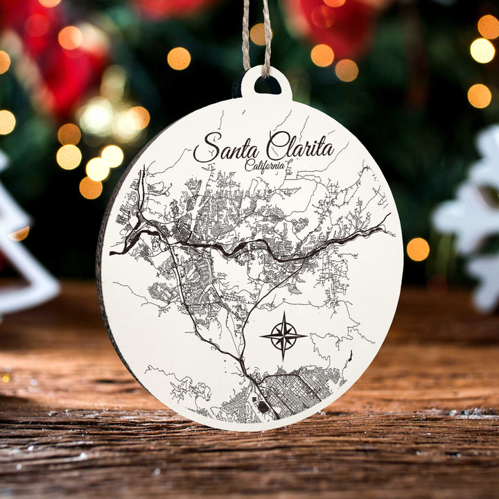 Santa Clarita, California Round Ornament