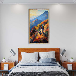 Autumn Hike With Man's Best Friend