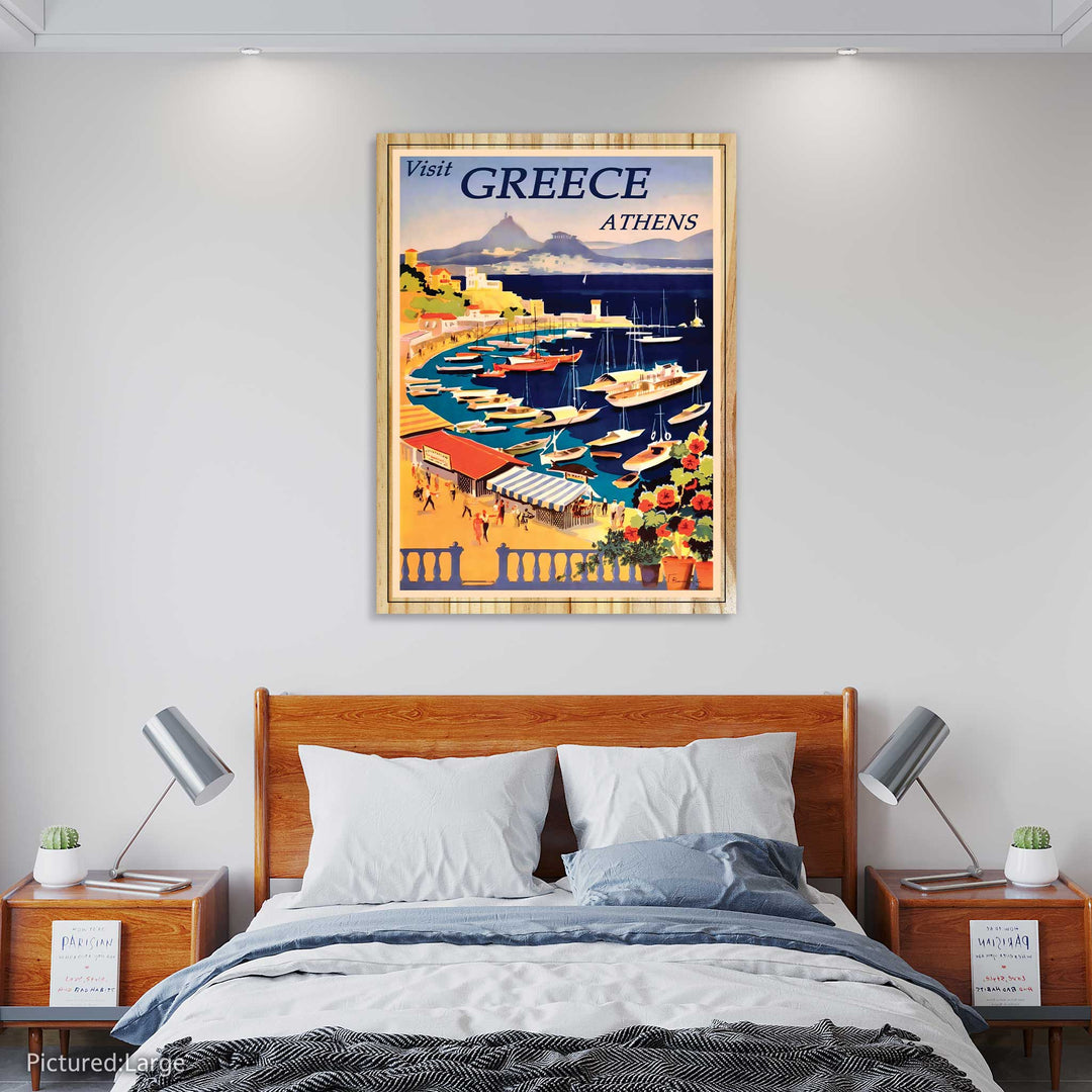 Athens, Greece Travel Poster