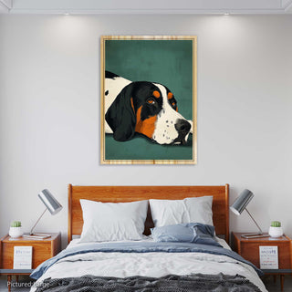 Bluetick Coonhound: Silent Devotion