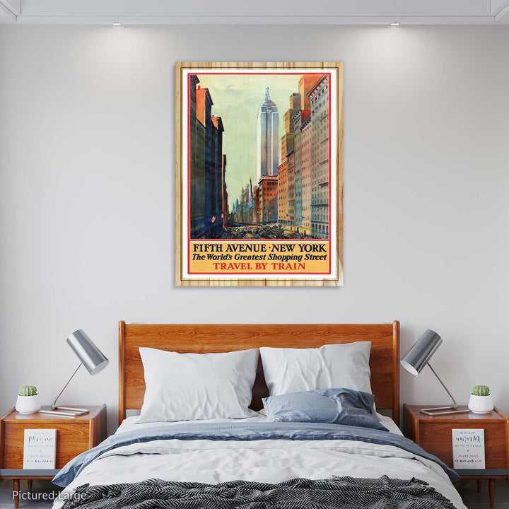 Fifth Avenue, New York Travel Poster