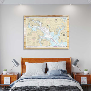 Baltimore Harbor Nautical Map (NOAA)