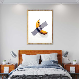 Banana Duct Taped to a Wall