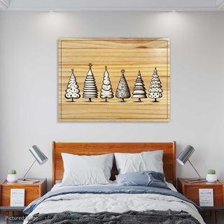 Cute Christmas Trees on Pine