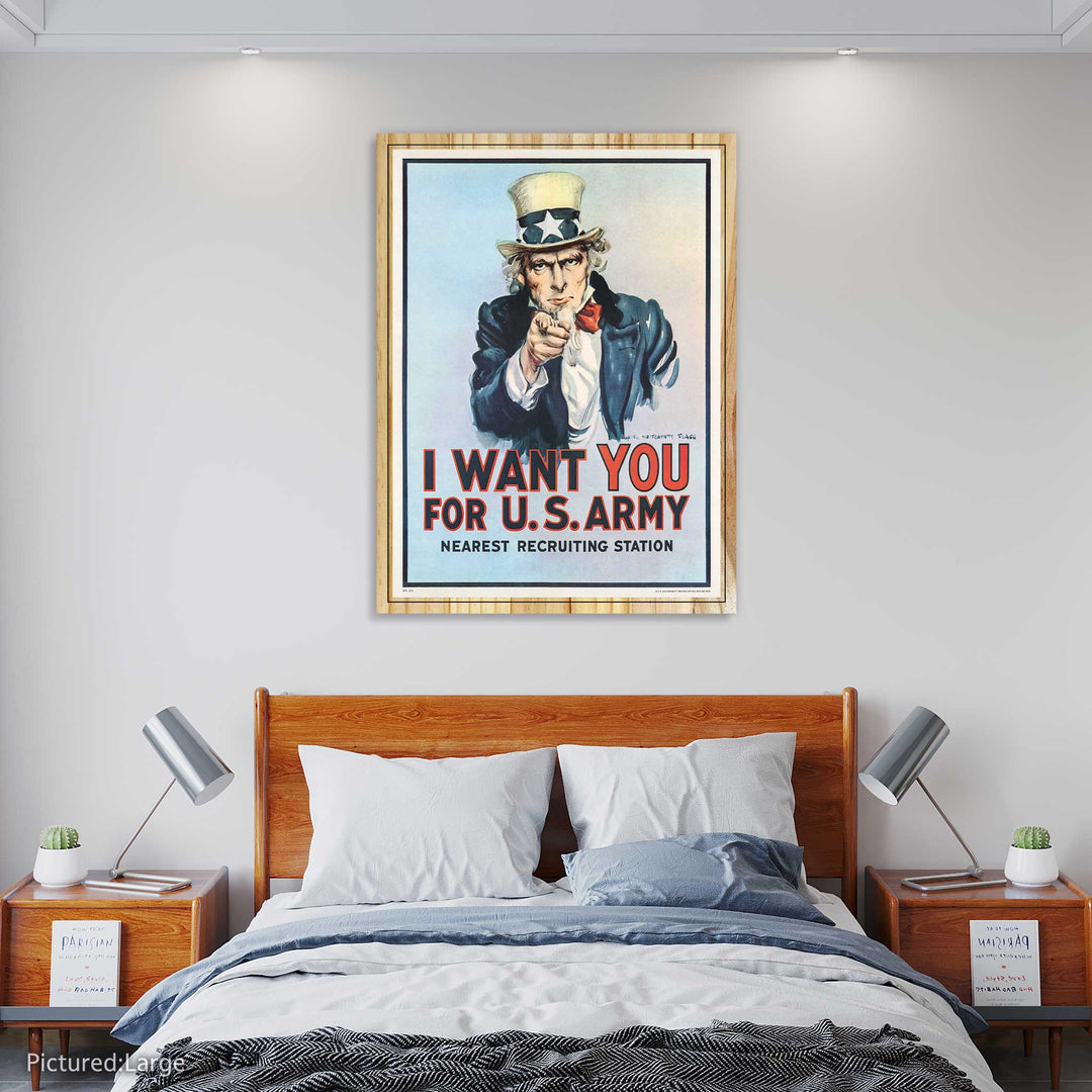 I Want You For US Army Vintage Poster