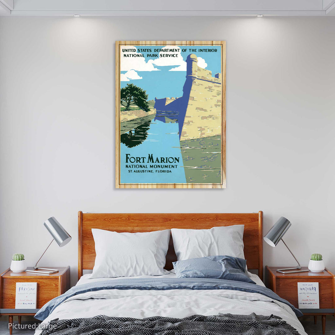 Fort Marion National Monument Travel Poster