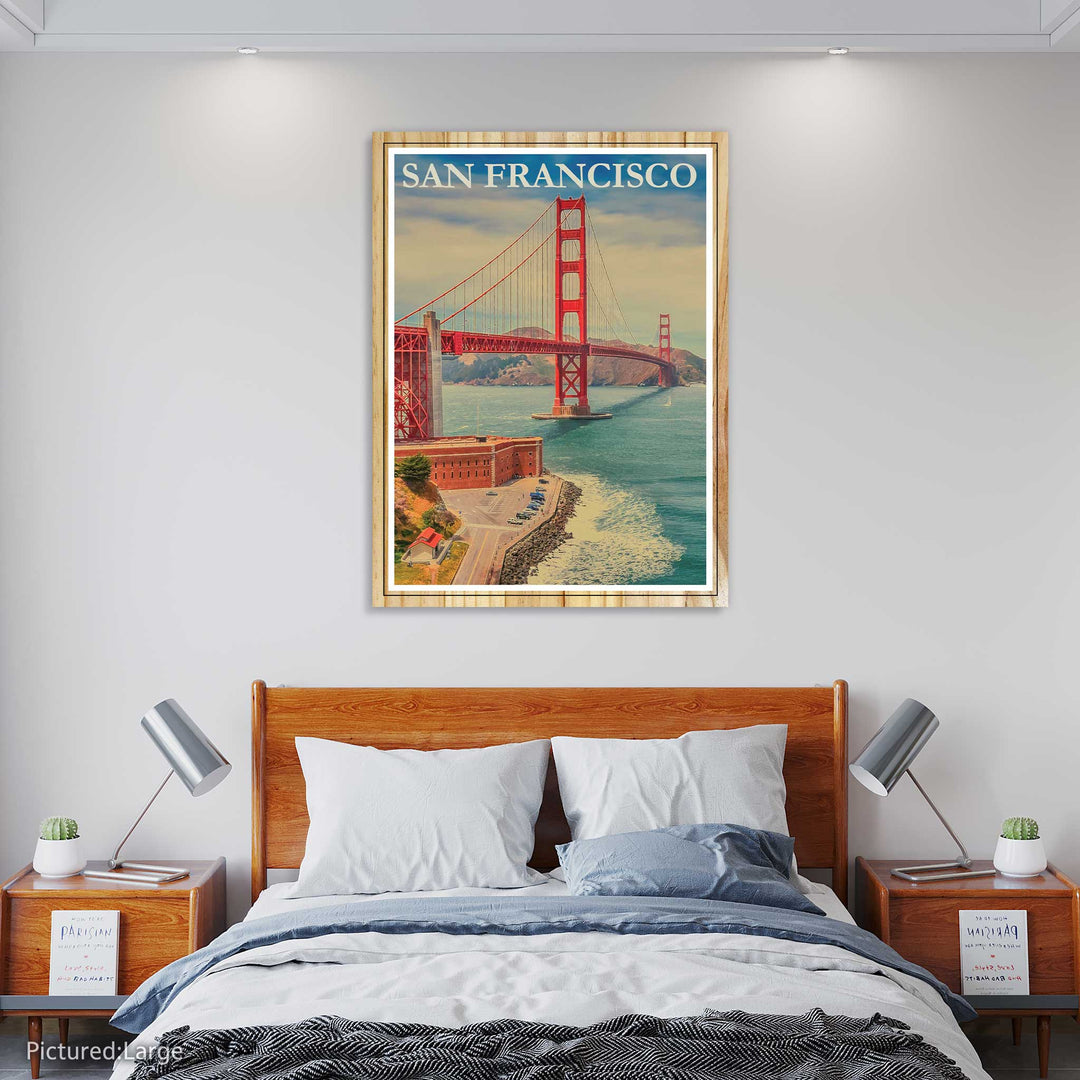 San Francisco Vintage Travel Poster