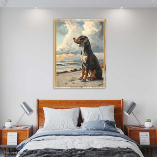 Bluetick Coonhound: Echoes of the Blue Depths