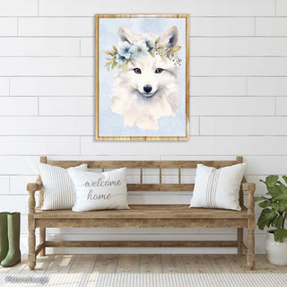 Arctic Fox Flower Crown