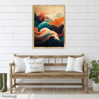 Abstract Rust Waves