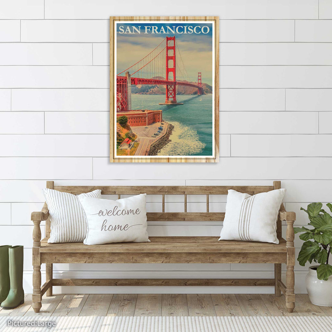 San Francisco Vintage Travel Poster