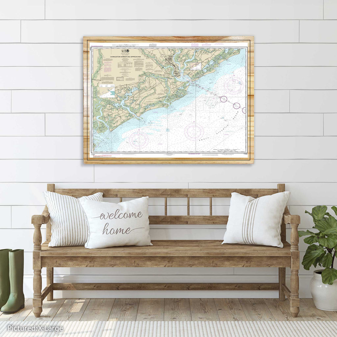 FP0619 - Charleston Harbor and Approaches Nautical Map (NOAA) (Standard)