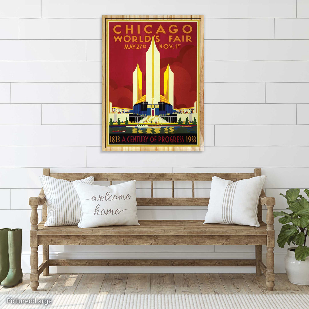 Chicago Worlds Fair 1933 Travel Poster