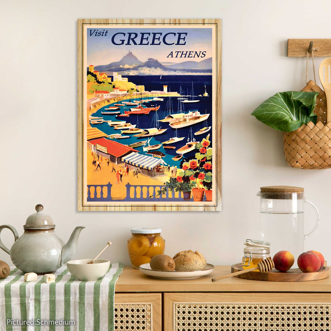 Athens, Greece Travel Poster