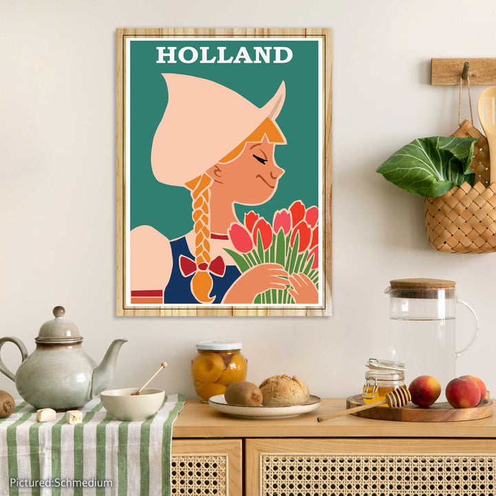 Holland Vintage Travel Poster