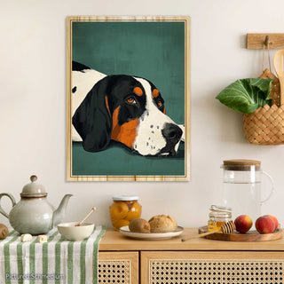 Bluetick Coonhound: Silent Devotion