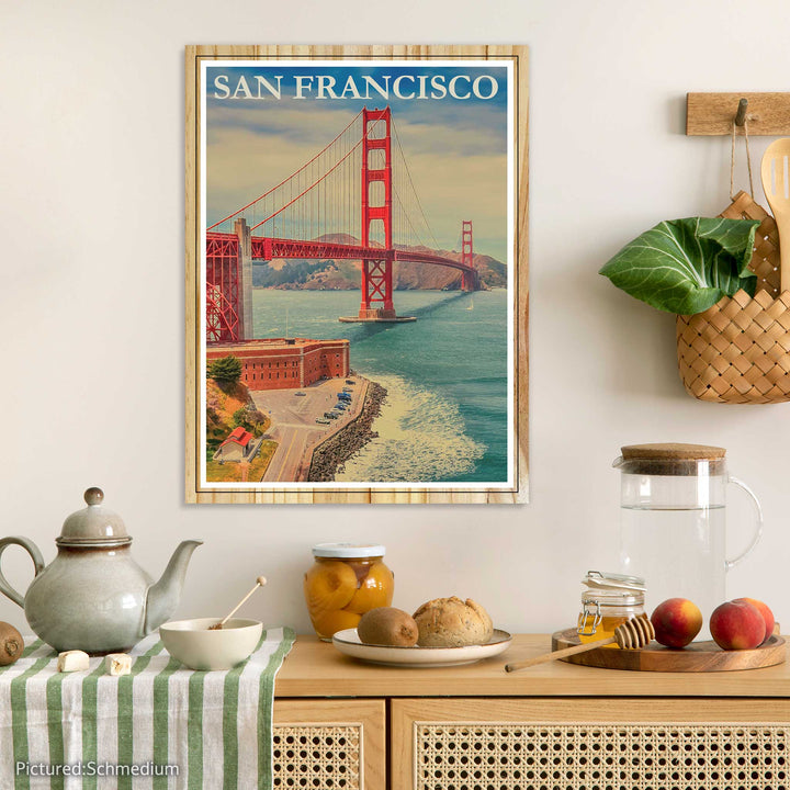 San Francisco Vintage Travel Poster