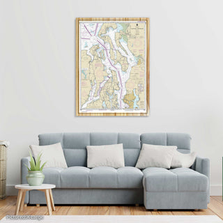 Puget Sound - Northern Part Nautical Map (NOAA)