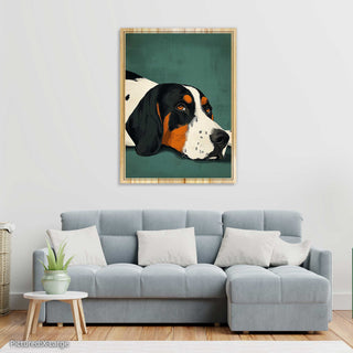 Bluetick Coonhound: Silent Devotion
