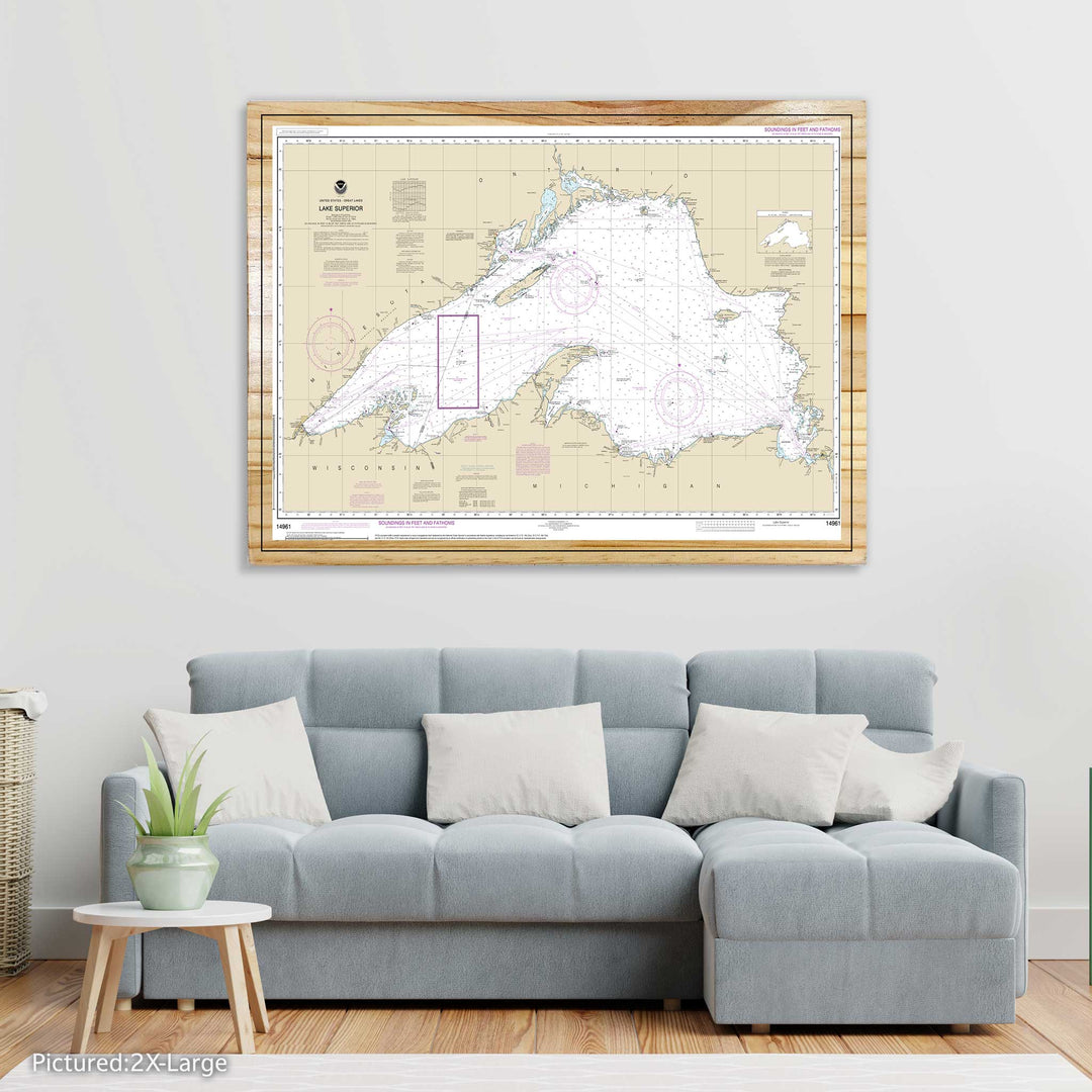 Lake Superior Nautical Map