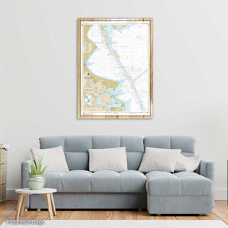 Upper Galveston Bay Nautical Map (NOAA)