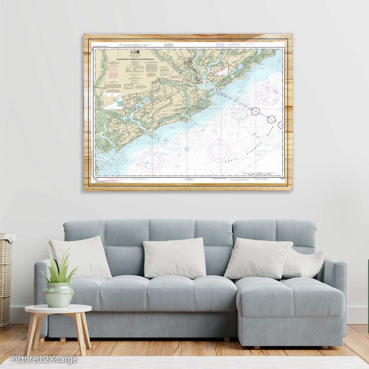 FP0619 - Charleston Harbor and Approaches Nautical Map (NOAA) (Standard)